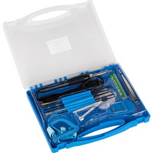 Main product image for Deluxe Adjustable Soldering Iron Kit 25W to 60W 374-150